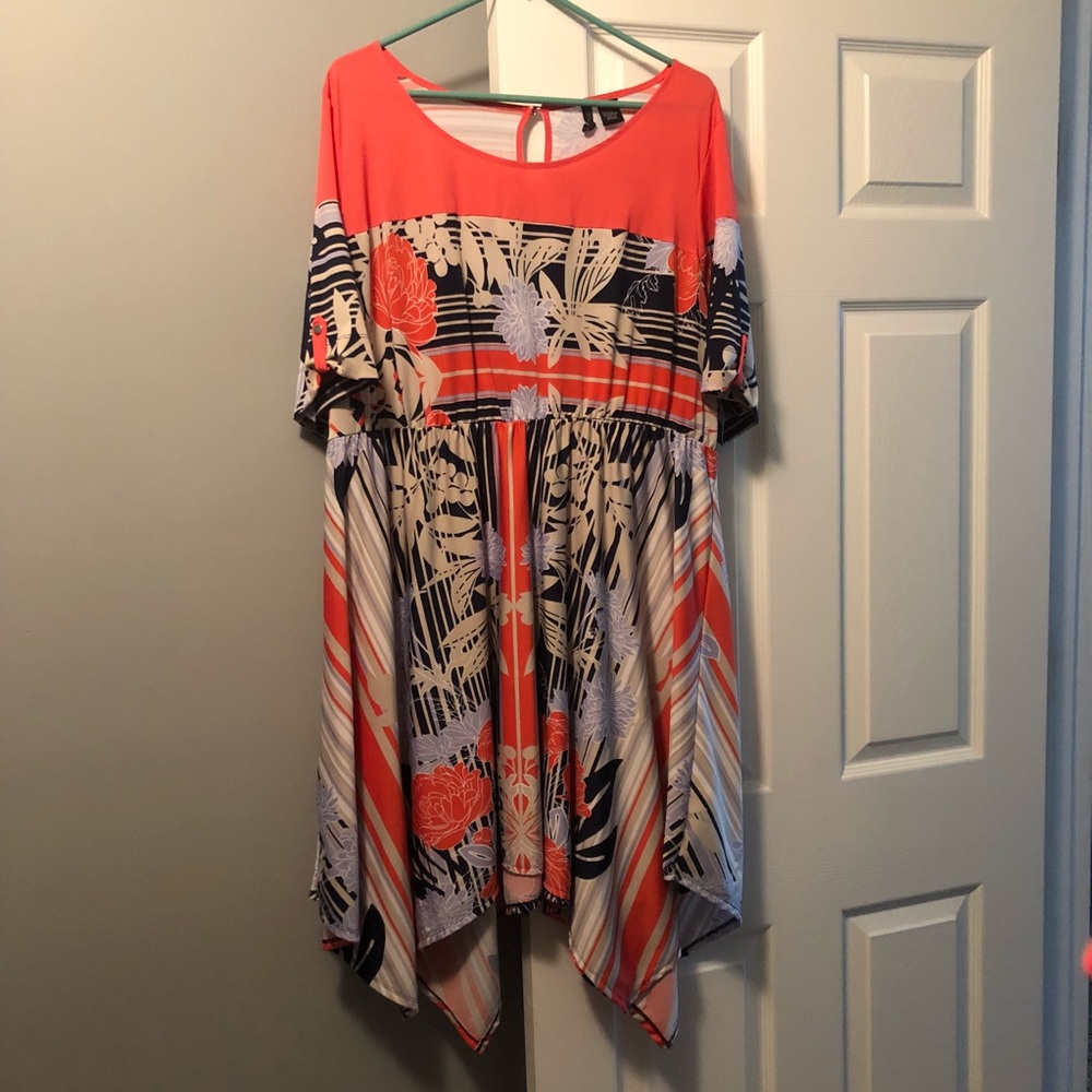 Flowy Sharkbite Dress